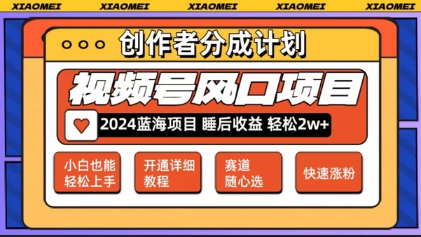【老人言赛道领域】视频号最新爆火赛道，0粉新号条条过原创热门，小白轻松易上手-小何资源库