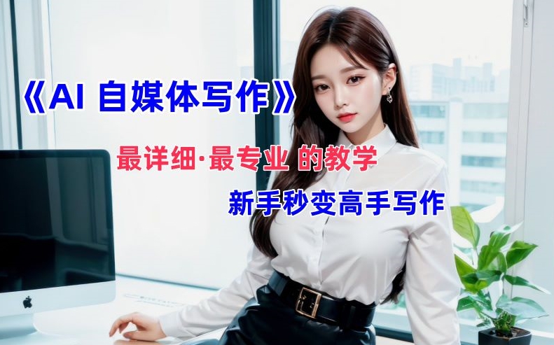 AI自媒体文章创作全网最详细教程，新手秒变写作高手，多方位发展-小何资源库