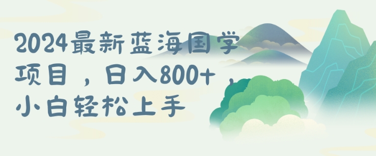 国学项目，长期蓝海可矩阵，从0-1的过程【揭秘】-小何资源库