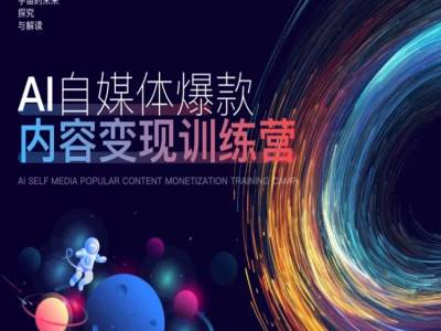 AI自媒体爆款内容变现训练营，20%底层逻辑，60%实操方法，20%案例拆解(即学即用)-小何资源库