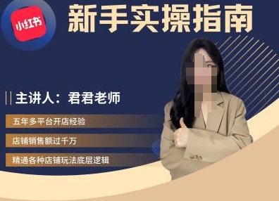 君君-小红书电商从入门到精通，新手实操指南-小何资源库