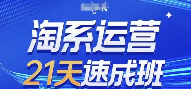 淘系运营21天速成班(更新24年10月)，0基础轻松搞定淘系运营，不做假把式-小何资源库