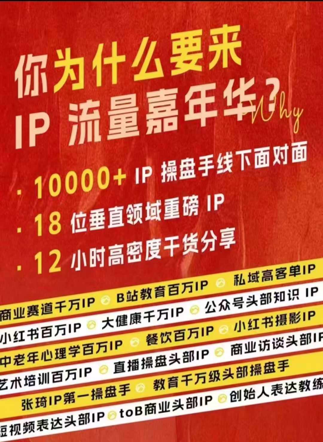 群响IP流量嘉年华，​现场视频+IP江湖2024典藏版PPT-小何资源库