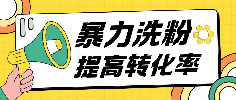 暴力养粉玩法15天轻松洗白创业粉高转化玩法-小何资源库