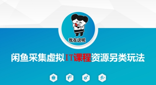 闲鱼采集虚拟IT课程资源另类玩法，干货满满-小何资源库