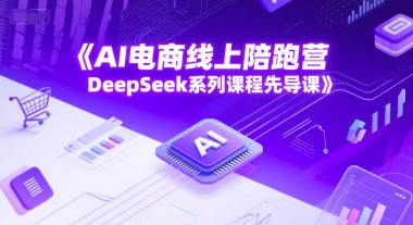 AI电商线上陪跑营，DeepSeek系列课程先导课-小何资源库