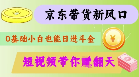 最新京东短视频带货代运营秘籍，轻松躺挣【揭秘】-小何资源库