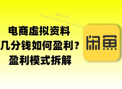 揭秘虚拟电商1分钱资料与卡券是如何获得收益的(详细拆解)-小何资源库