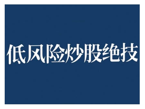 2024低风险股票实操营，低风险，高回报-小何资源库