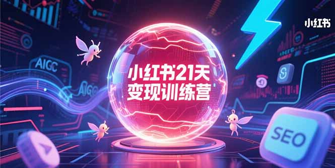 （15328期）小红书21天变现训练营，AIGC工具高效应用，SEO优化核心技巧-小何资源库