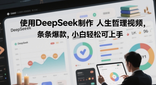 使用DeepSeek制作人生哲理视频，条条爆款，小白轻松可上手-小何资源库