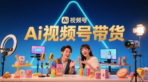 风口已至！AI视频号带货轻松月入过1W，99%的普通人却卡在内容制作门槛-小何资源库