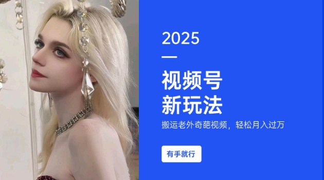 搬运老外奇葩视频，撸视频号分成计划收益，每天只需一小时，新手小白轻松月入过W-小何资源库