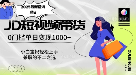2025最新蓝海项目，0门槛日入1k，小白宝妈轻松上手【仅揭秘】-小何资源库