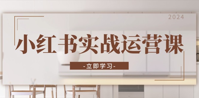 （13238期）小红书实战运营课：从开通店铺到直播话术，打造爆款笔记与高效直播-小何资源库