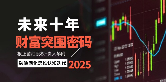 （14679期）未来十年财富突围密码：根正苗红股权+贵人攀附，破除固化思维认知迭代-小何资源库