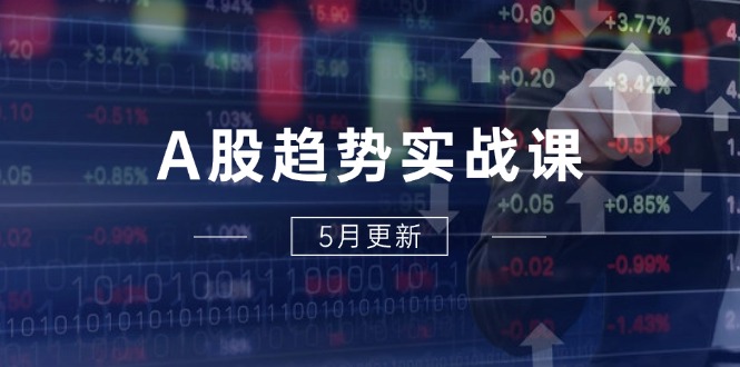 （14808期）A股趋势实战课：主力动向+政策红利，2025全年策略5月更新-小何资源库