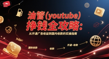 油管(youtube)挣钱全攻略：从开通广告收益到国内收款的实操指南-小何资源库