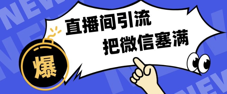 短视频直播间引流，单日轻松引流300+，把微信狠狠塞满-小何资源库