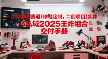 小众暴利赛道(球鞋定制，二创项目)实体+私域2025王炸组合  交付手册-小何资源库