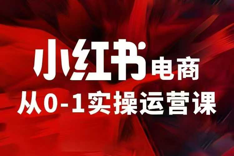 小红书电商运营，97节小红书vip内部课，带你实现小红书赚钱-小何资源库