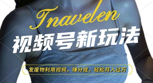视频号新玩法，废物利用视频，撸分成收益，轻松月入过W【揭秘】-小何资源库