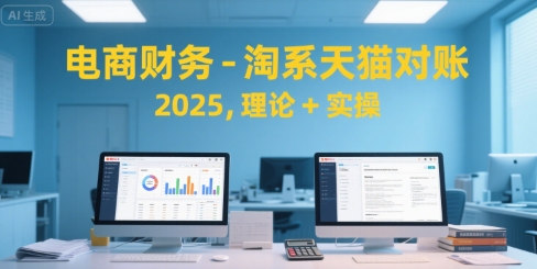 电商财务-淘系天猫对账2025，理论+实操-小何资源库