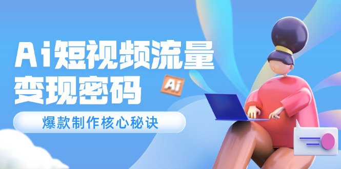 （14875期）Ai短视频流量密码，爆款制作核心秘诀，120万案例深度解析-小何资源库
