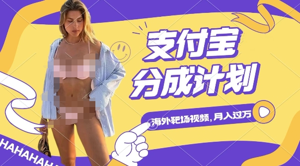 利用海外靶场射击视频，挣支付宝分成收益，轻松月入过W【揭秘】-小何资源库