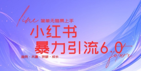 最新小红书暴力引流私域玩法，日引200+兼职粉，简单无脑操作-小何资源库