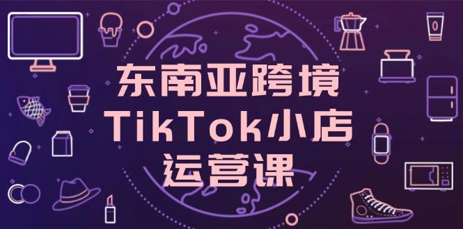 （14390期）东南亚跨境TikTok小店运营课，掌握店铺设置与流量转化核心技巧-小何资源库