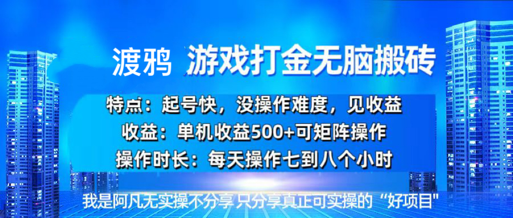 （13501期）韩国知名游戏打金无脑搬砖单机收益500+-小何资源库