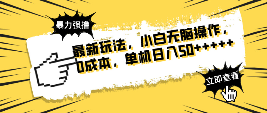 （14400期）最新玩法 广告暴力强撸 傻瓜式操作 无需养鸡 矩阵式操作 可无限放大 单…-小何资源库
