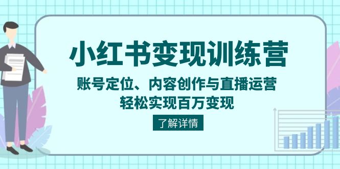 （13718期）小红书变现训练营：账号定位、内容创作与直播运营，轻松实现百万变现-小何资源库