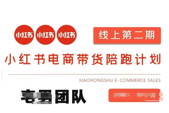 小红书电商带货课2期，月利润20个的小红书电商的有货源，无货源，虚拟产品，付费投流等整套玩法-小何资源库