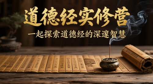 道德经实修营，一起探索道德经的深邃智慧-小何资源库