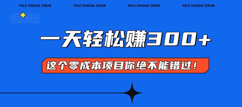 （13702期）零成本入门！简单几步开启一天300+的赚钱之路！-小何资源库