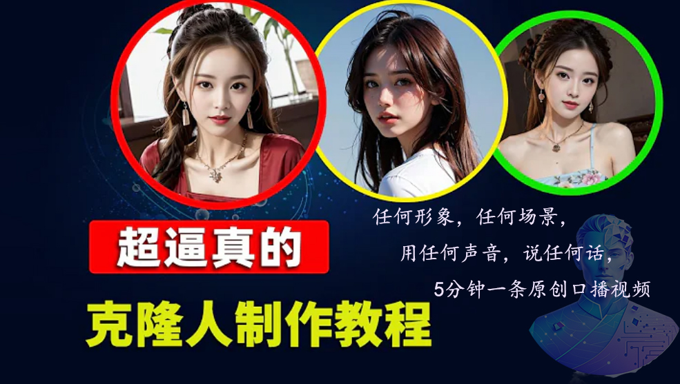 （13053期）数字人2.0，2024下半年最火项目，无限免费生成视频，任何场景，用任何…-小何资源库