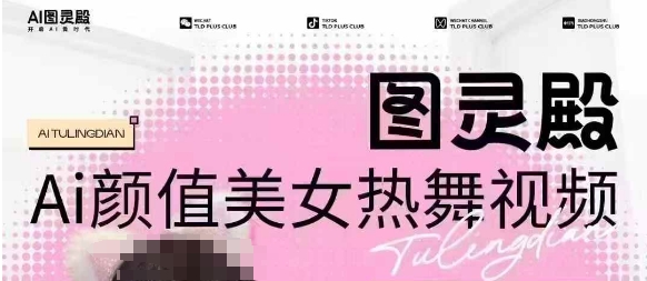 全网首发，原价988图灵殿AI颜值美女热舞视频，云端生图，轻松过原创-小何资源库